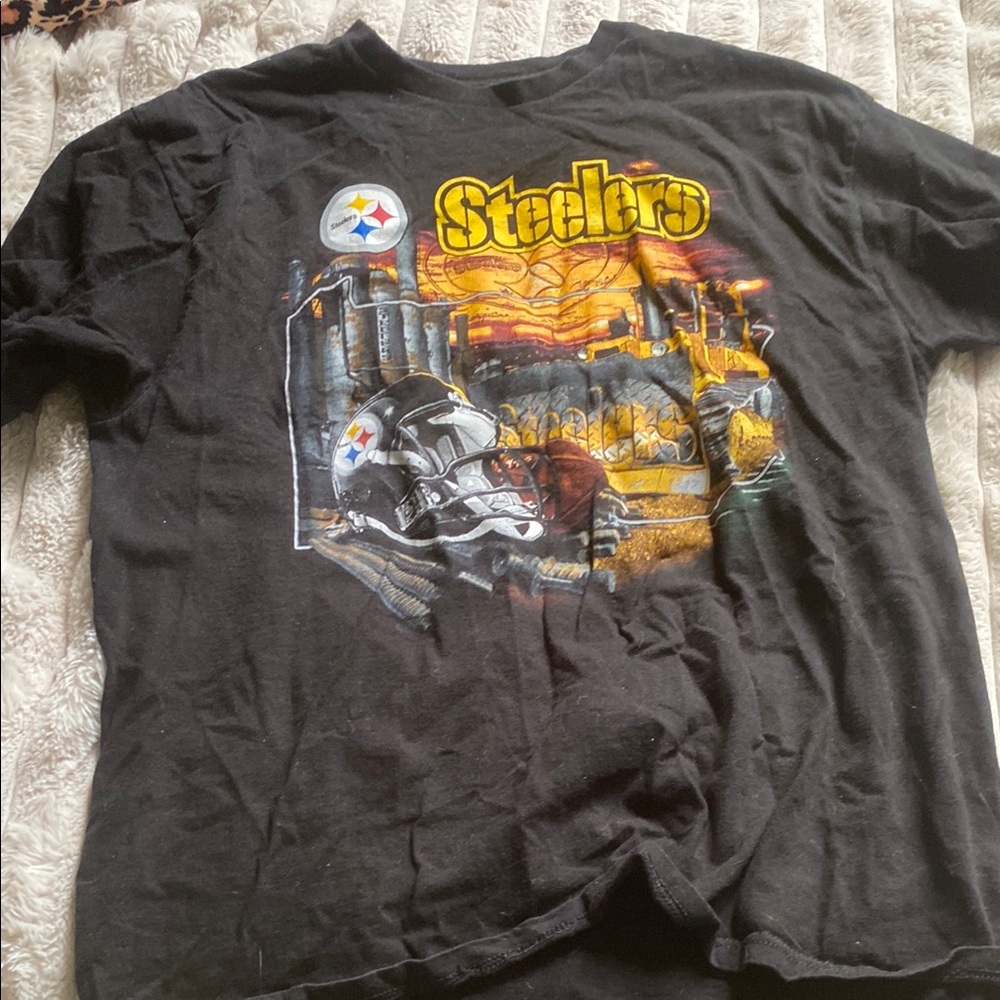 Steelers Black Graphic T-Shirt